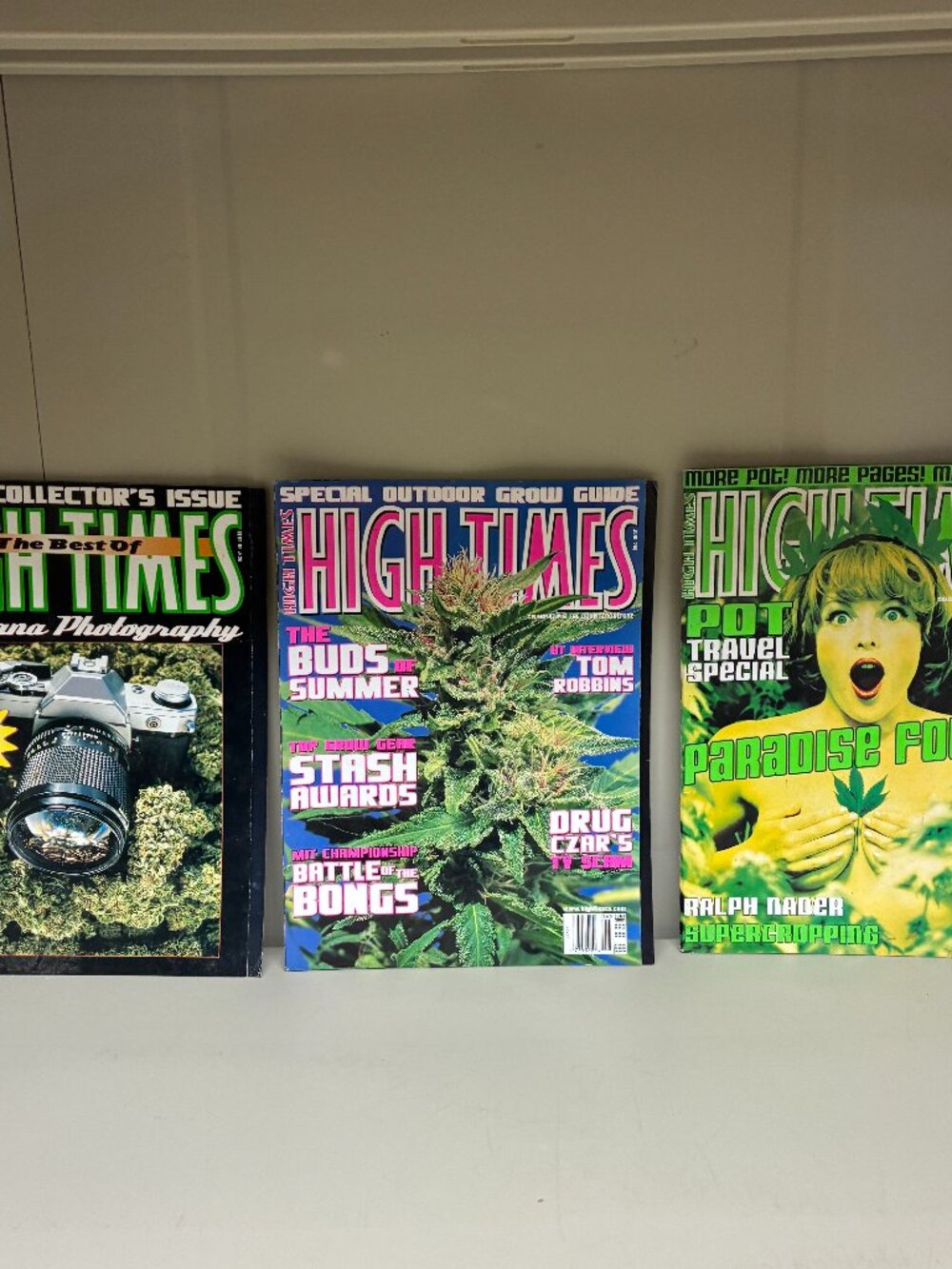 Vintage High Times Magazine Lot of (3) 2000s Marijuana Photography Cultivation